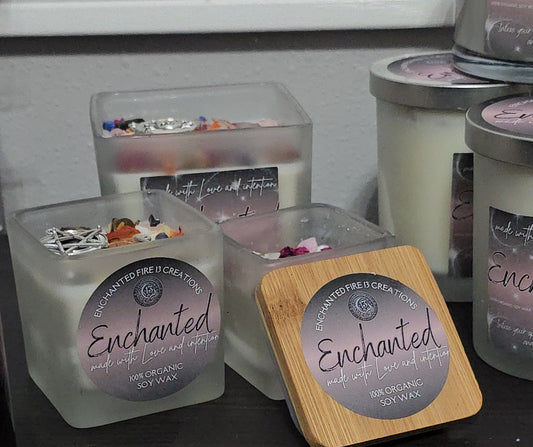 Enchanted Candle ~ Soy ~ Hand Poured ~ Wood Wick